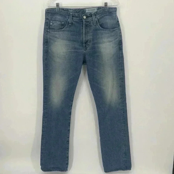 AG Adriano Goldschmied Mens Jeans Sz 31x31.5 The Pipe Vintage Tailored Straight - Picture 1 of 16